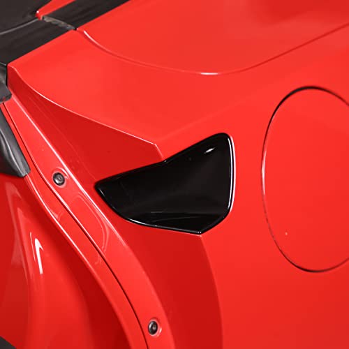 TINKI Car Door Handle Door Bowl Paint Scratch Protector Cover Compatible for Chevrolet Corvette C7 2014 2015 2016 2017 2018 2019 Car Outdoor Safety Decora Cover Trim Accessories (Glossy Black) - Image 4
