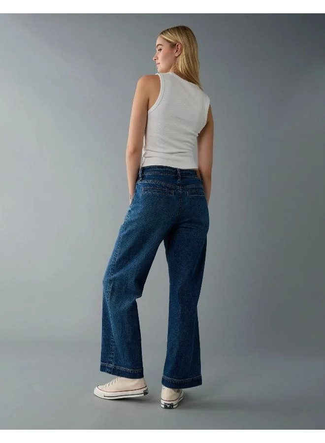 American Eagle MEDIUM VINTAGE WASH AE Stretch High-Waisted Stovepipe Jean for Women | Best Price UAE