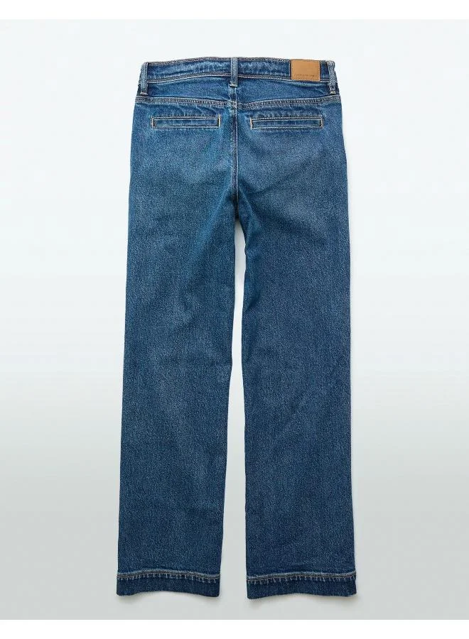 American Eagle MEDIUM VINTAGE WASH AE Stretch High-Waisted Stovepipe Jean for Women | Best Price UAE