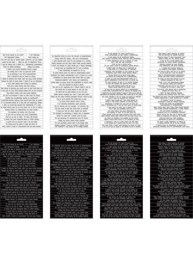 Tim Holtz - Small Talk, Snarky & Big Talk, Snarky - Idea-Ology Spiral Bound Sticker Books - 2 Books - Image 5