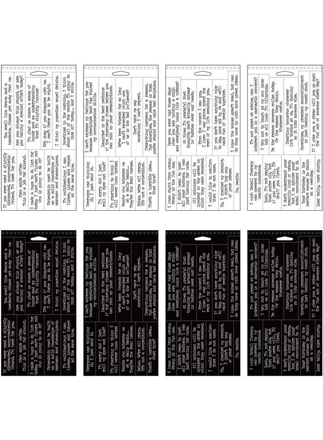 Tim Holtz - Small Talk, Snarky & Big Talk, Snarky - Idea-Ology Spiral Bound Sticker Books - 2 Books - Image 3