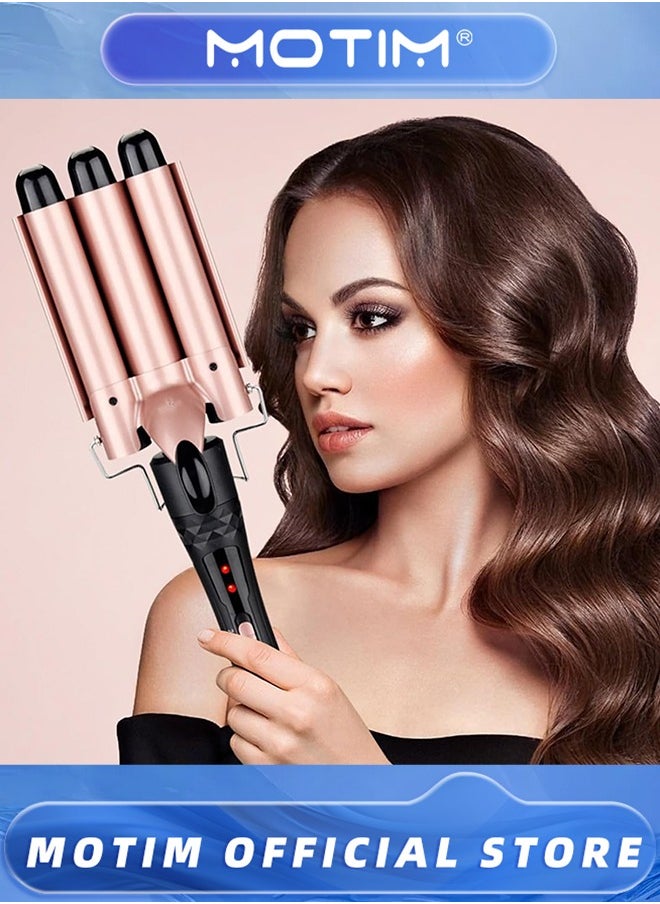 Motim Curling Iron Set, 5-in-1 Curling Iron with Curling Brush and 4 Interchangeable Ceramic Curling Irons  - Image 5