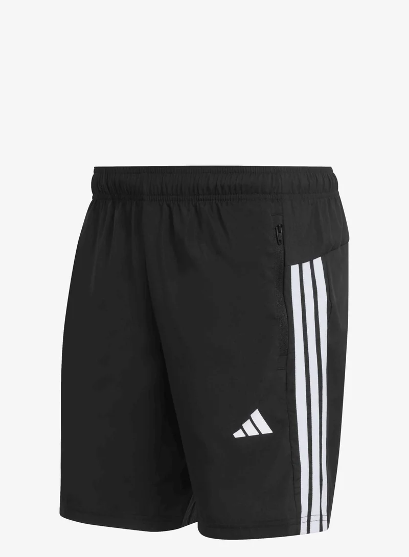 اديداس شورت WORKOUT ESSENTIALS BASE 3 STRIPES WOVEN