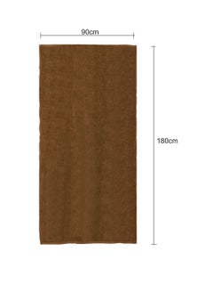MAXQON Beach Towel - 100% Cotton 600 GSM Over Sized (90x180cm), Highly Absorbent Bath Sheet For Pool, Beach, Fitness, Sports, Yoga, Color-Brown  - Image 3