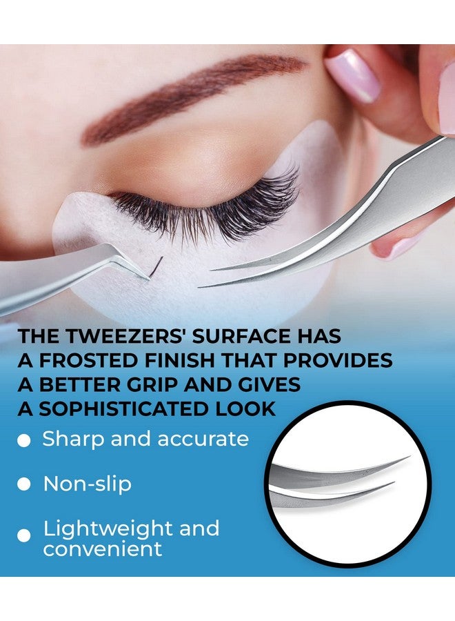 Stacy Lash Stl1 Isolation Eyelash Extension Tweezers;Supplies For Classic Extensions & Individual False Lashes;Eyelashes Separator Tool;Precision Tools;Beauty Accessories;Sharp Tweezer Tip - Image 5