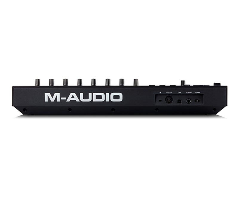 إم أوديو جهاز تحكم MIDI M-Audio Oxygen Pro 25، مولّد الأوتار الذكي، مولّد الأرْبِجياتور، شاشة OLED، منفذ MIDI خارجي - Image 1