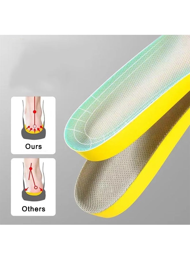 1 Pair of Breathable Sports Shoe Insole, Trimmable Size Comfortable Insoles for Feet Relief, Providing Excellent Shock Absorption and Cushioning Shoe Insole for Men and Women for Everyday Use  - Image 4