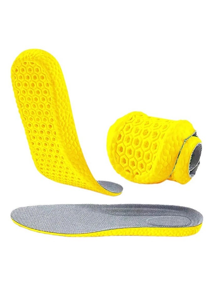 1 Pair of Breathable Sports Shoe Insole, Trimmable Size Comfortable Insoles for Feet Relief, Providing Excellent Shock Absorption and Cushioning Shoe Insole for Men and Women for Everyday Use  - Image 2