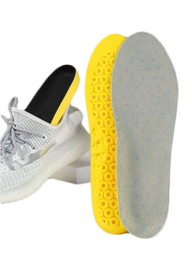 1 Pair of Breathable Sports Shoe Insole, Trimmable Size Comfortable Insoles for Feet Relief, Providing Excellent Shock Absorption and Cushioning Shoe Insole for Men and Women for Everyday Use  - Image 1