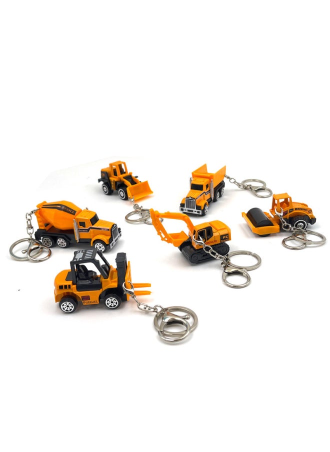 Alloy Miniature Car Model Pendant Toy Construction Vehicle Children's Plaything Keychain Exquisite Diecast Machine Combo-Color:Simple Buckle Atv (single Naked Outfit)  - Image 3