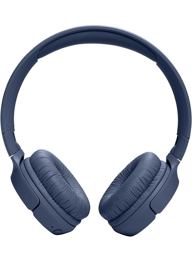 HAVEN Wireless On-Ear Headphones, Pure Bass Sound, Built-in Microphone, Hands-Free Call, Multi-Angle Rotation and Folding - Blue - Image 4