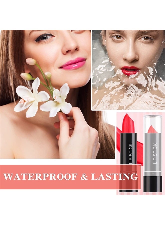 Fusang 8 عبوة من أحمر الشفاه الجل الكريستالي المتغير اللون بلسم الشفاه الملون، مجموعة أحمر الشفاه السحري المتغير اللون حسب درجة الحرارة، مرطب الشفاه المقاوم للماء طويل الأمد - Image 5