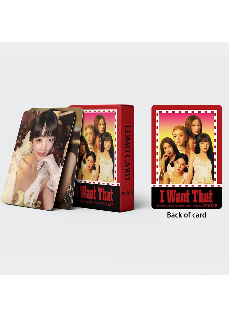 Generic - GIDLE Cards (G)I-DLE Jeon Soyeon YUQI Yeh Shuhua Lemo Card 55pcs - Image 1