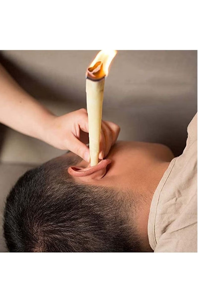 Pack of 16 Aromatherapy Ear Candles Natural Beeswax Aromatherapy for Ear Cleaning Reduce Tinnitus And Improve Sleep - Image 2