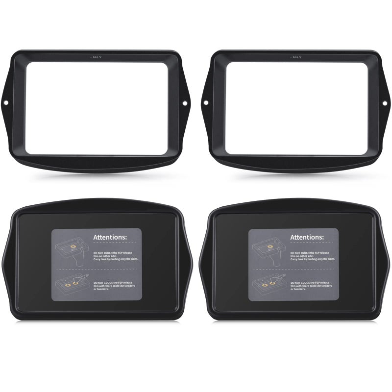 ELEGOO خزان راتنج ELEGOO 2PCS مع غطاء، وعاء راتنج معدني لطابعة الراتنج ثلاثية الأبعاد Mars 3 و Mars 3 Pro مع بطانة PFA مثبتة مسبقًا - Image 2