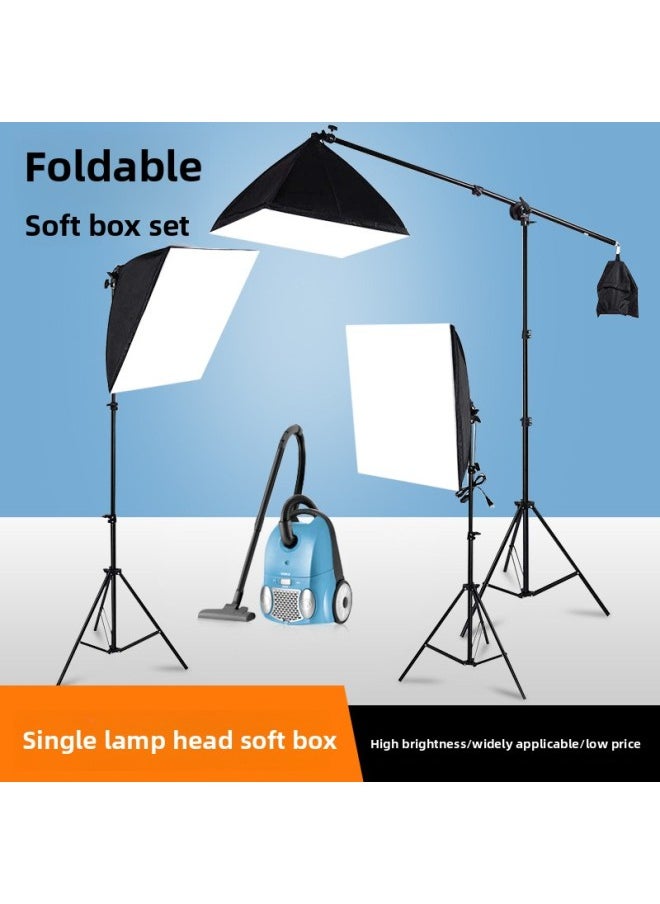 Led Studio Small Soft Light Photography Lamp Set Indoor Still Life Products Shooting Lighting Lamp A Generation Of Hair-Light Source Color:150W Energy Saving Lamp