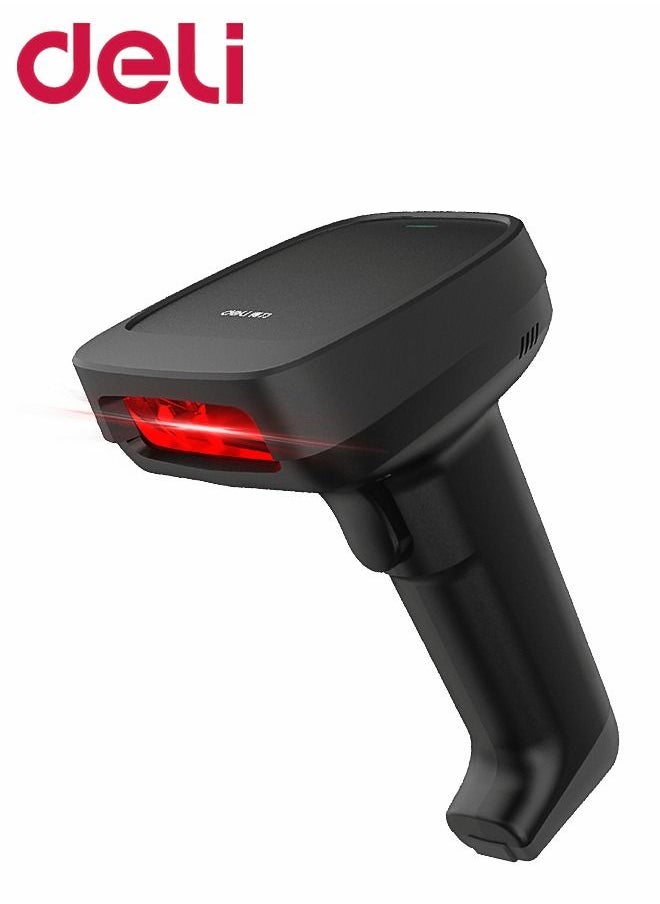 ديلي - ماسح باركود محمول باليد عبر منفذ USB مناسب لمتجر وسوبرماركت ومستودع - Image 1