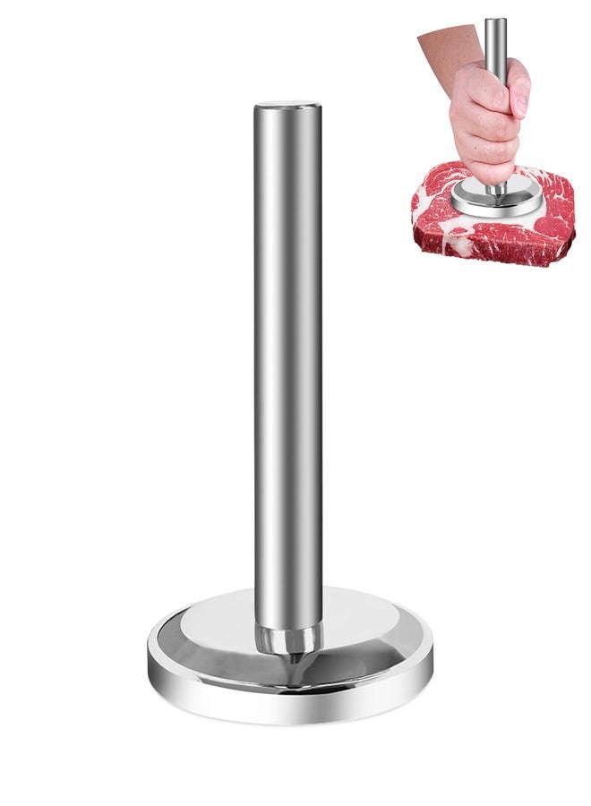 eispap Meat Tenderizer Hammer, Meat Pounder Tenderizer Meat Pounder Flattener Kitchen Mallet Stainless Steel Meat Loosening Hammer Multifunctional Thickened and Weighted Chicken Tenderizer - Image 1