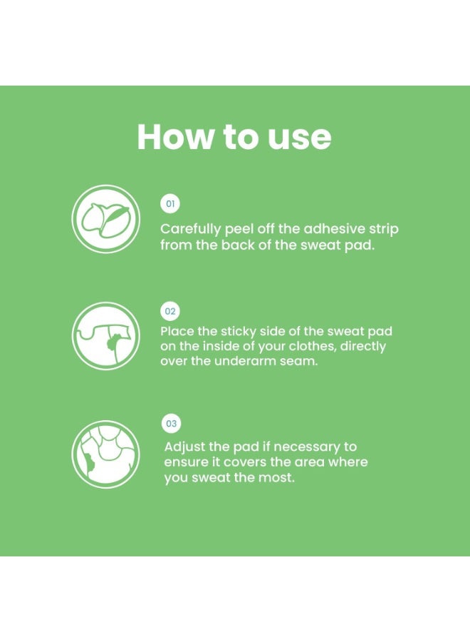 FemiSafe Unisex Underarm Sweat Pads | 14 Pads | Ultra-Absorbent & Odour-Free | Prevents Sweat Stains | Free Protection for All-Day Comfort - Image 2