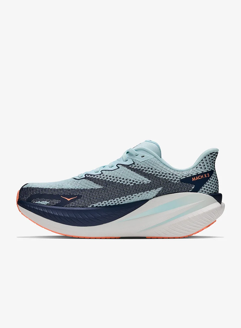 Hoka GLIMMERING BLUE / VARSITY NAVY Mach X 3 for Women | Best Price UAE