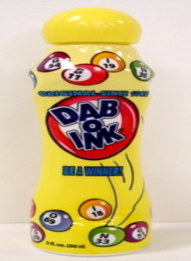 Dab-O-Ink Yellow Bingo Dauber 3 Oz.