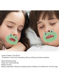 SYOSI 30 Pcs Sleep Strips for Kids Mouth Tape for Sleeping Anti Snoring Devices Kids Mouth Tape Reduce Snoring Avoid Mouth Breathing Improve Sleep Lip Patches for Loud Snoring Cartoon Frog  - Image 3