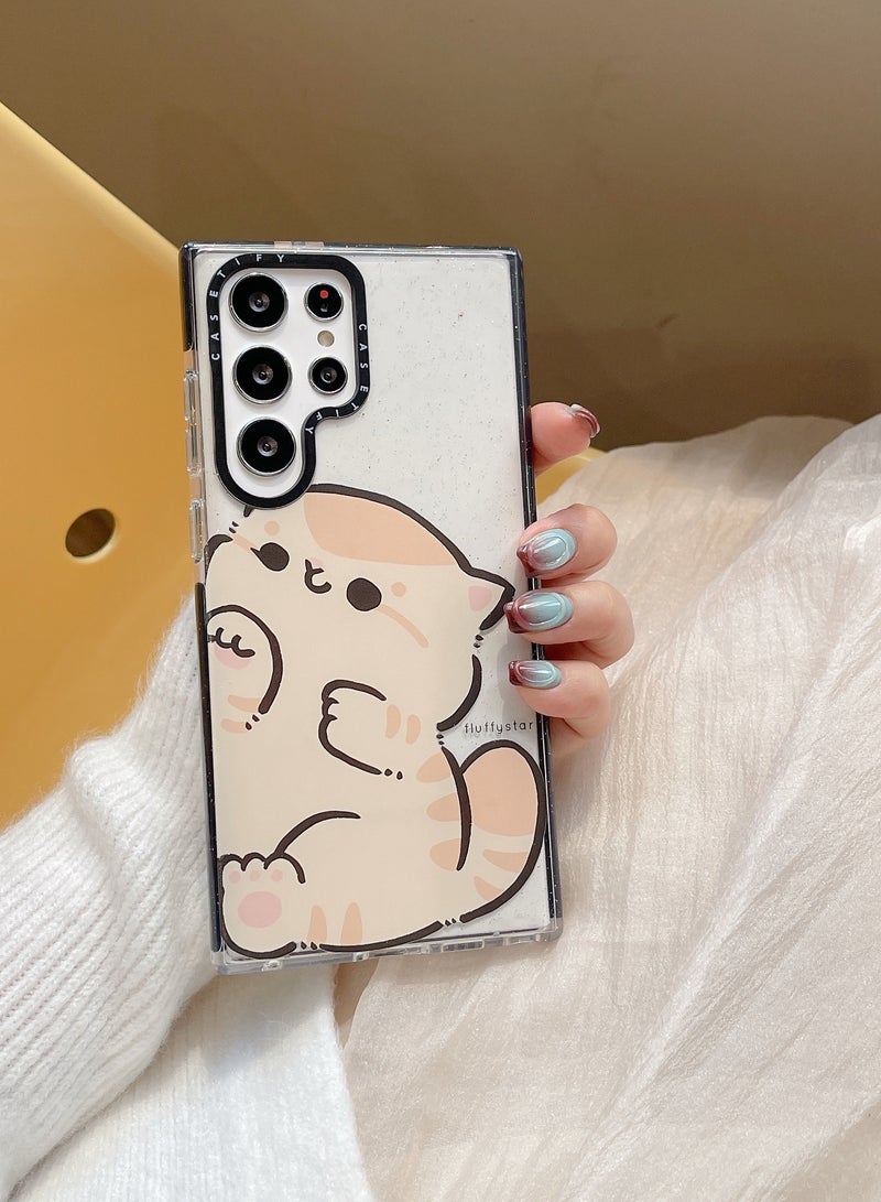 كاستيفي سامسونج جالاكسي S23 الترا 'لعوب الكفوف' غطاء القط - Image 2