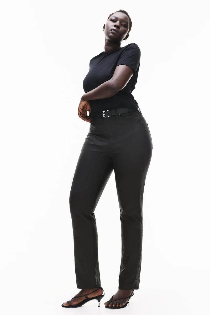 H&M Curvy Fit Slim High Jeans