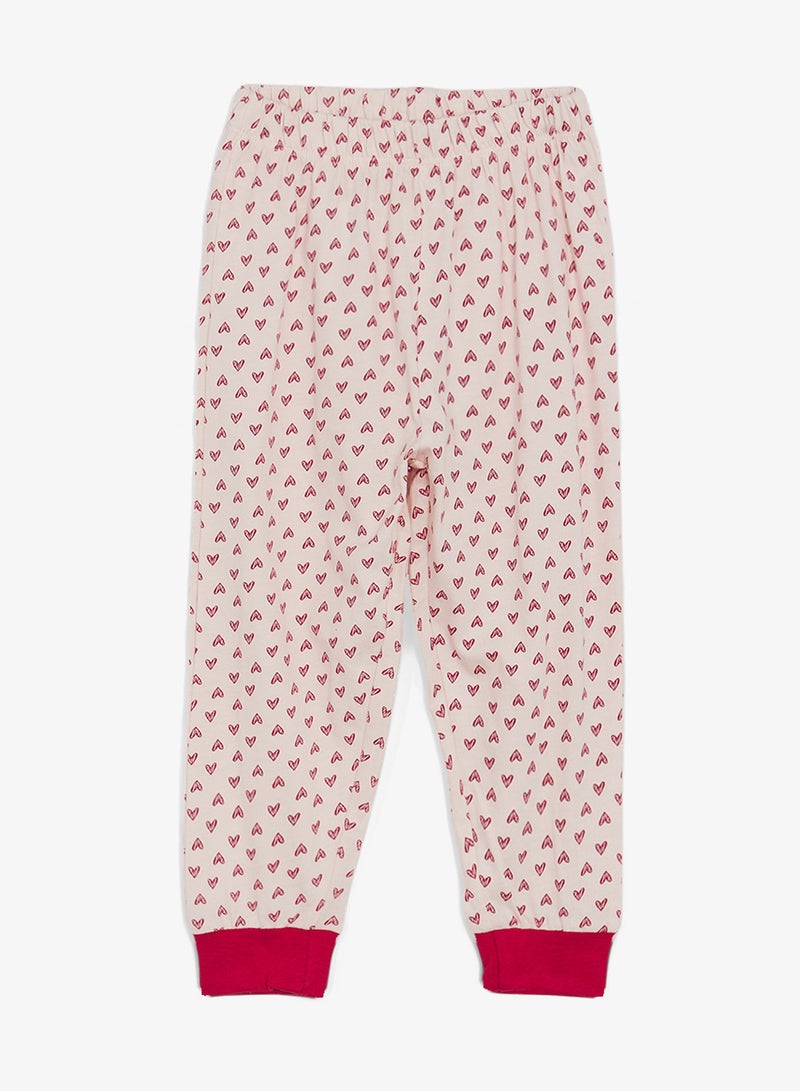 Ripples Girls Printed Long Sleeves Tee & Pyjama Set - Image 4