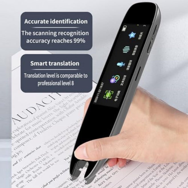 Scanning Translation Pen,Reader Pen OCR Digital Translation Pen Scanner,Off Line HD Eye Friendly Touchscreen Portable Pen Reader for Textbooks Newspaper - Image 3