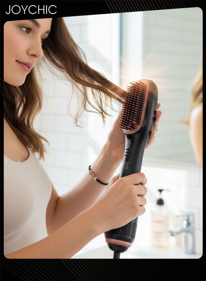 Joychic فرشاة مجفف الشعر سيراميك مجفف ومصفف 2 في 1 محترف - Image 1