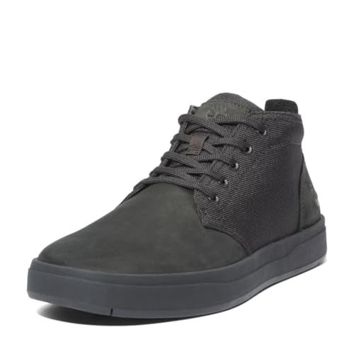 Timberland Men's Davis Square Chukka Shoes, Black, 11.5 Medium - Image 1