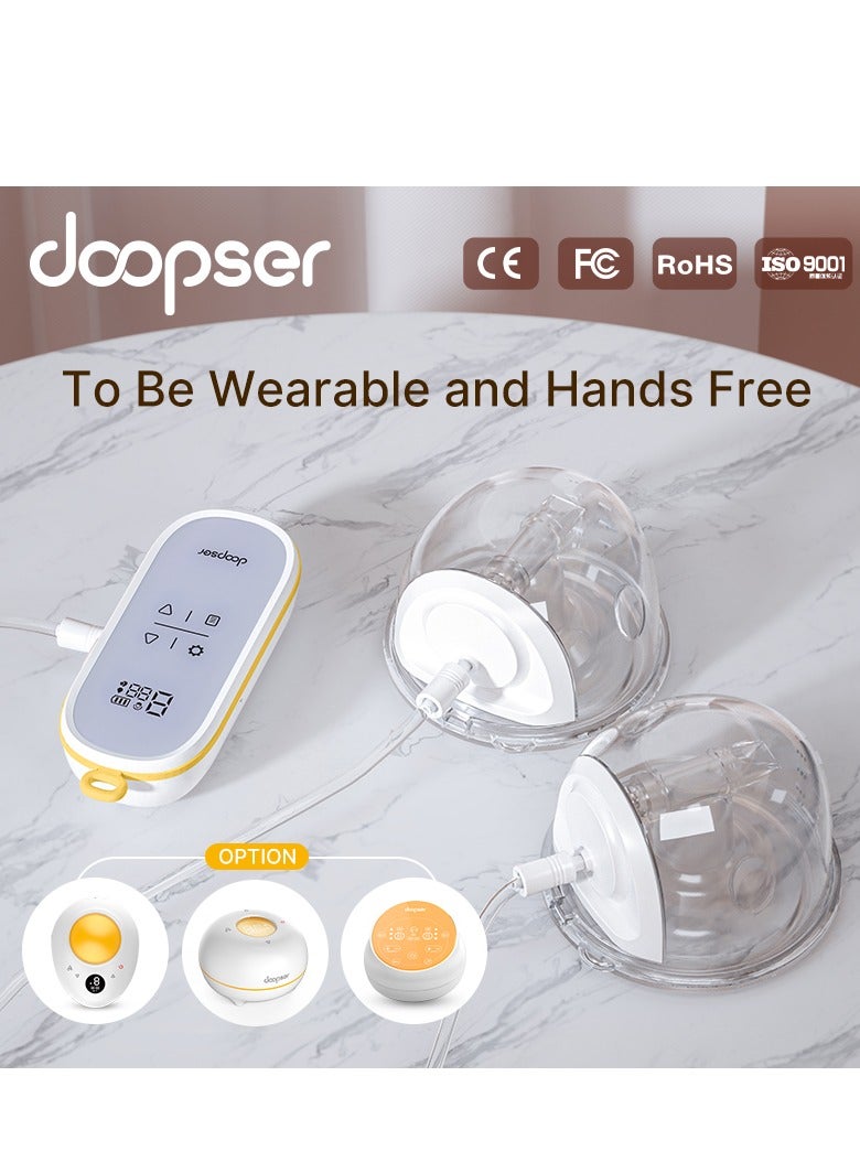 Doopser كوب احتياطي قابل للارتداء مفرد، تصميم خالي من BPA، سهل التنظيف، متوافق مع آلات الضخ، 240 مل - Image 2