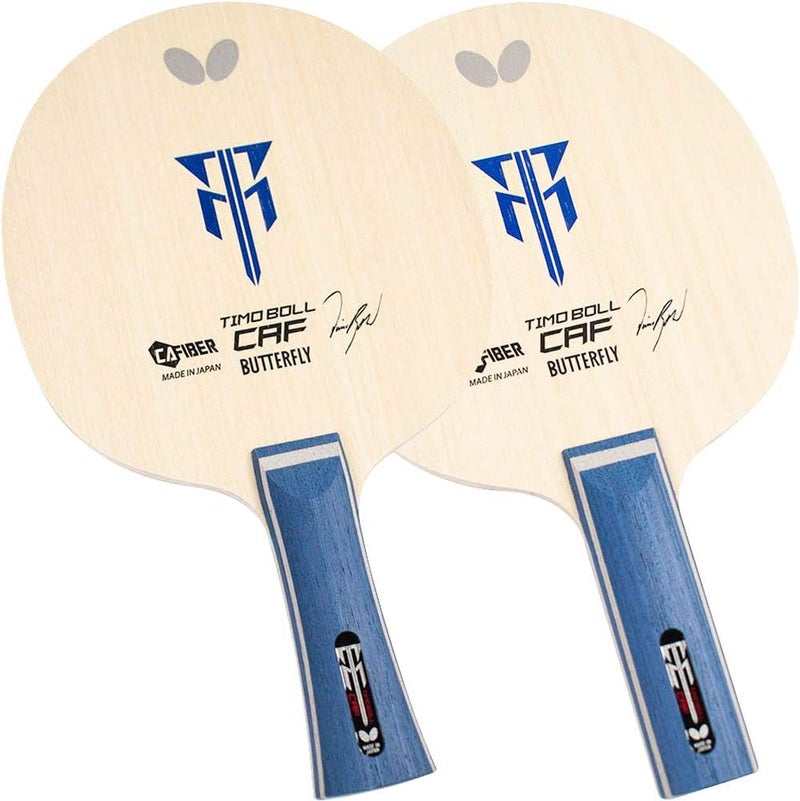 باترفلاي شفرة تنس الطاولة Butterfly Timo Boll CAF - شفرة من نوع CA Fiber - شفرة محترفة من Timo Boll CAF - متوفرة بأنماط مقابض FL و ST - مصنوعة في اليابان - Image 1