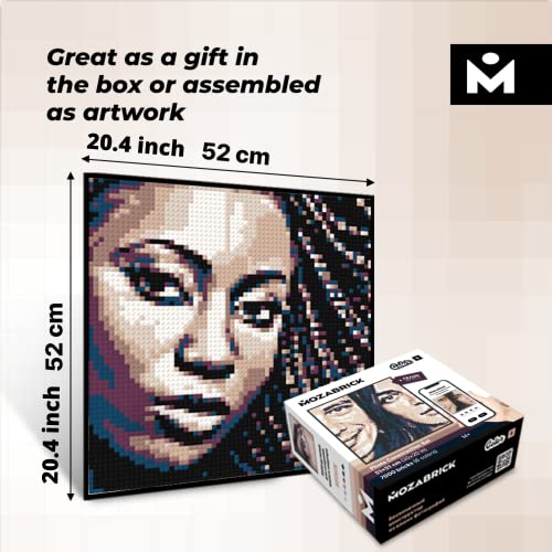 MOZABRICK Photo Construction Set Model Color S (20 inch x 20 inch) - Transform Any Picture into a Mosaic Wall Art Using Our Constructor and Web App. - Image 2