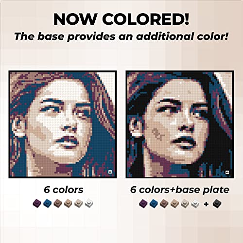 MOZABRICK Photo Construction Set Model Color S (20 inch x 20 inch) - Transform Any Picture into a Mosaic Wall Art Using Our Constructor and Web App. - Image 4