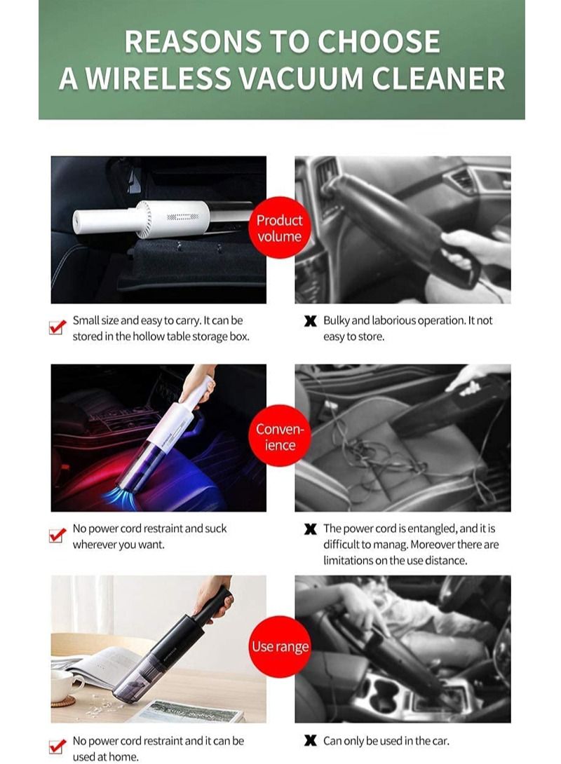 AGD Portable 6000Pa Corded Handheld Vacuum Cleaner H37078B-2-LM Black - Image 4