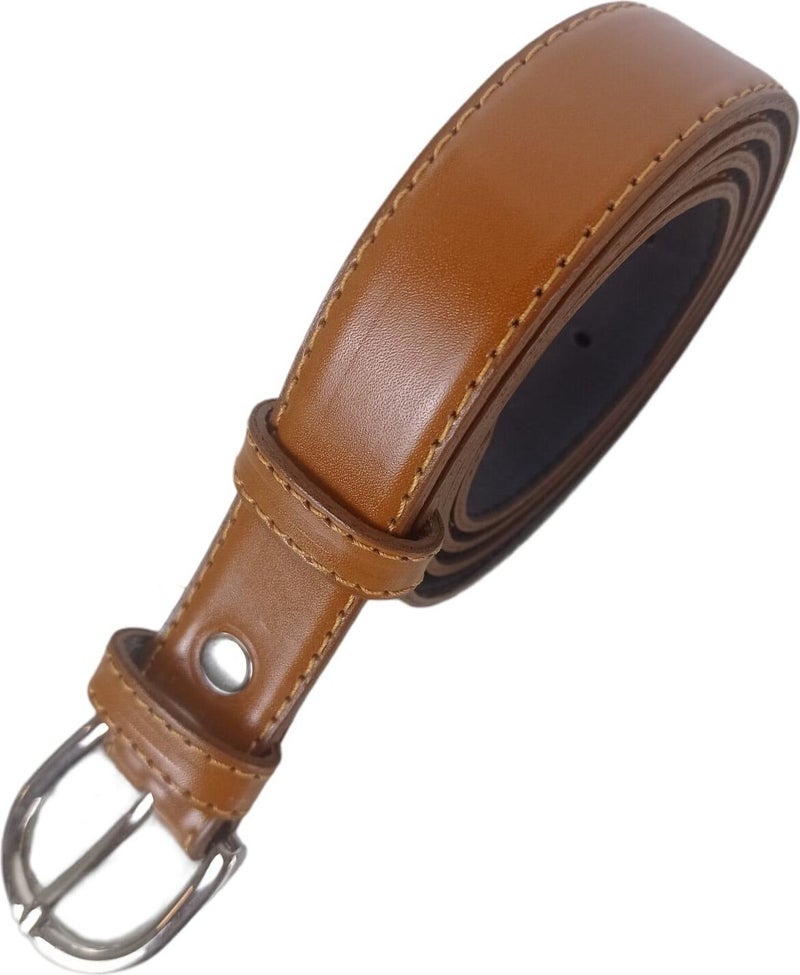 Başkent Çanta Başkent Bag Unisex Children's Leather Jeans and Fabric Trouser Belt