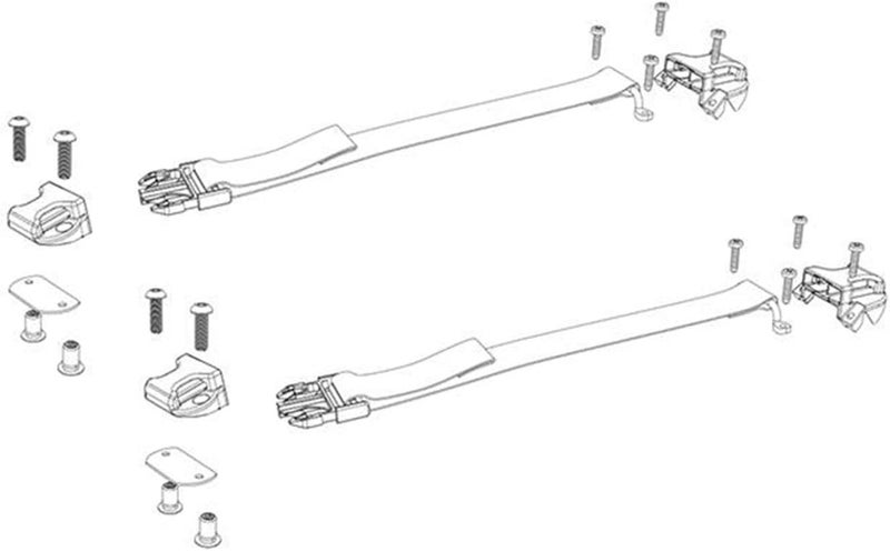 BAKPARTS-356A0009vice Kit - Bakflip - Complete Buckle/Strap Kit (D Ring Replacement Kit) - Top and Bottom Side