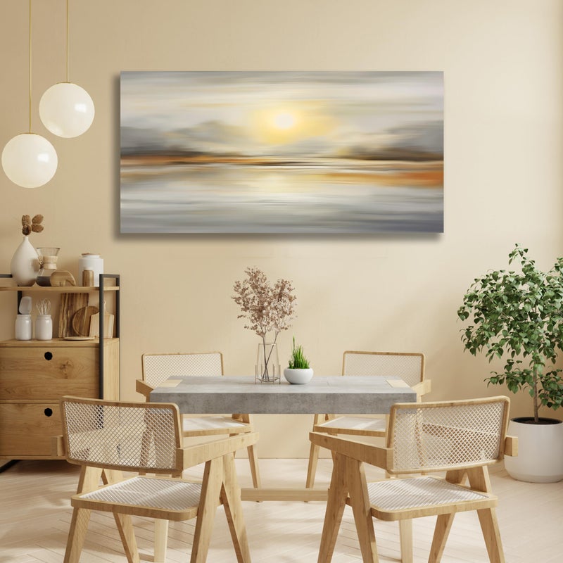 VHMING Abstract Canvas Wall Art Seascape Canvas Printing Abstract Art Wall Decor Artwork for Living Room Bedroom Dining Room Home Office Decor 20x40inch - Image 2