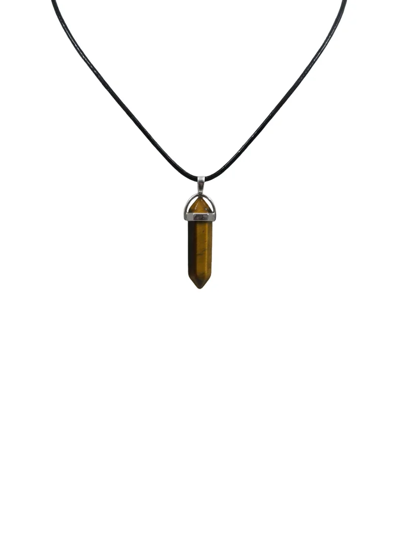 British Fossils Natures Gift Pendant Tiger Eye