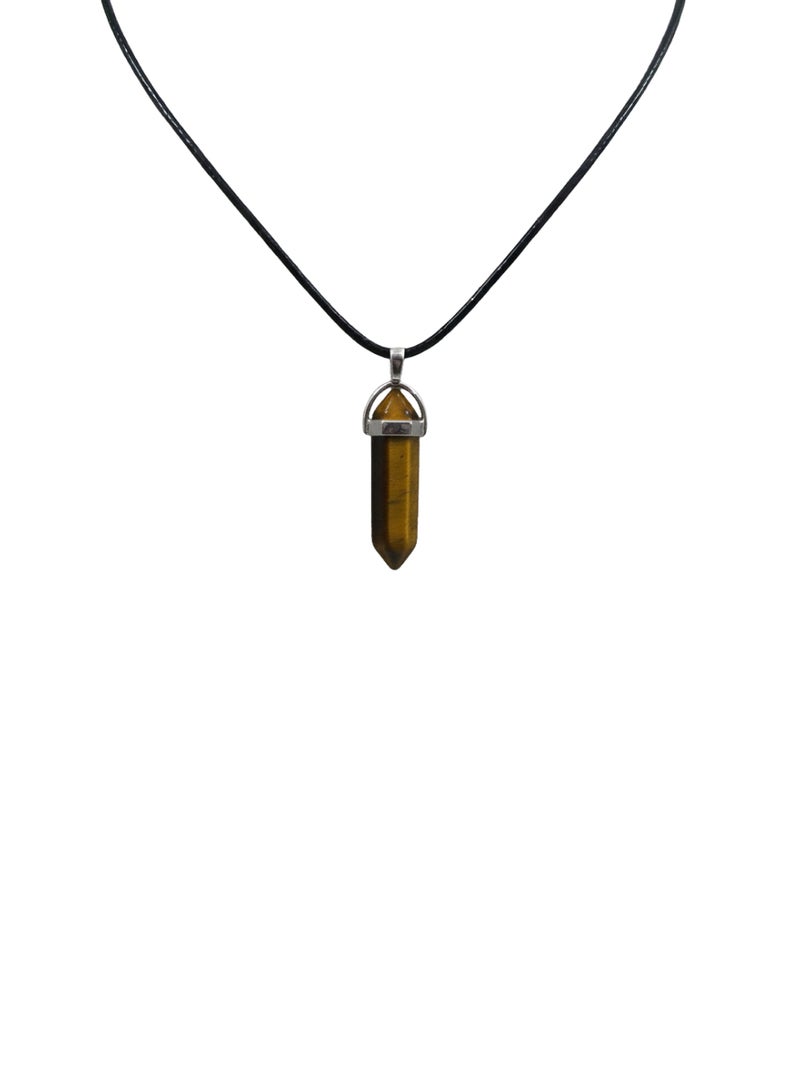 British Fossils Natures Gift Pendant Tiger Eye - Image 1