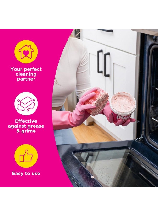 Stardrops - The Pink Stuff Miracle Cleaning Paste & SQeeZY Scrubber Sponge Bundle - All-Purpose, Non-Scratch Cleaner for Kitchens, Bathrooms, Walls, Floors, Pots, Grout, and More - Image 5