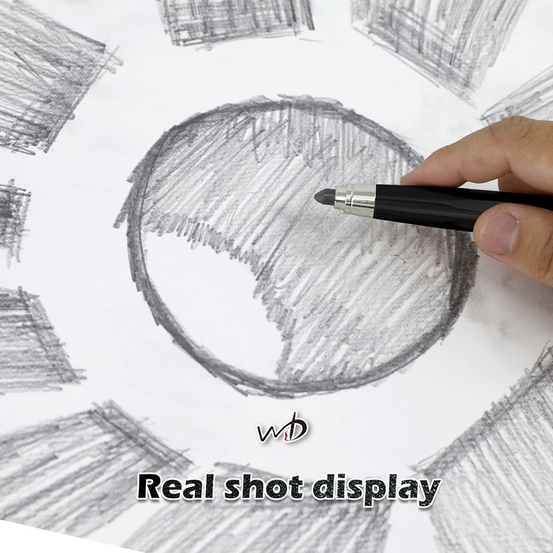 WSD قلم رصاص ميكانيكي WSD Sketch Up 5.6 مم مع مشبك ميكانيكي ومبراة مدمجة (أسود) - Image 5