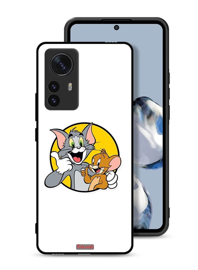 Tolwak Xiaomi 12 Pro Protective Case Cover Tom And Jerry - Image 1