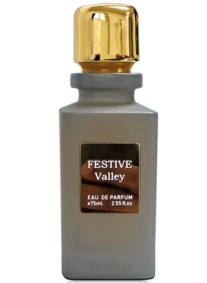 Festive Gallery Valley by Festive, Eau De Perfume, ,Premium  Quality Imperial Valley Fragrance UNISEX, for both Men and Women 75ml With Luxury Box  - Image 1