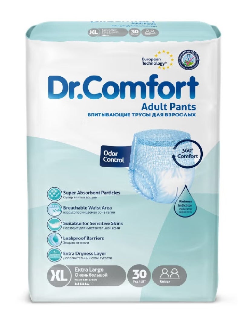 Dr. Comfort Adult Diaper Pants Extra Large 30 pcs  - Image 1