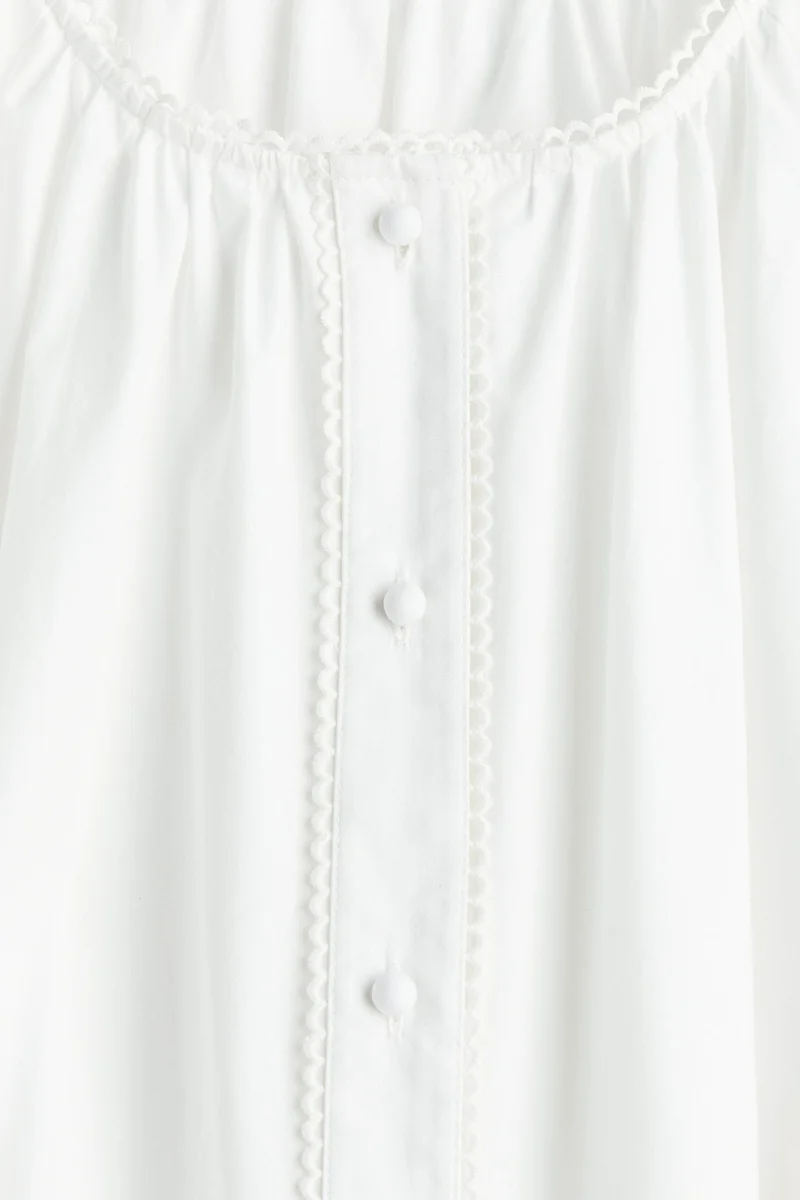 اتش اند ام Picot-trimmed dress