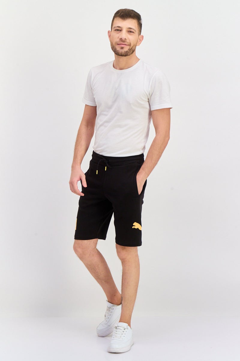 PUMA Men Sportswear Fit Drawstring Outdoor Shorts, Black - Image 4