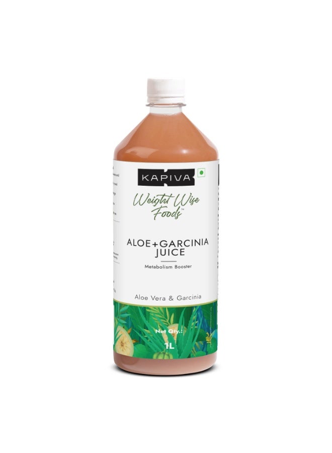 Kapiva Aloe Vera + Garcinia Juice | Garcinia Cambogia for Weight Management and Detox | No Added Sugar (1L) - Image 2